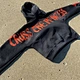 men's black hoodie